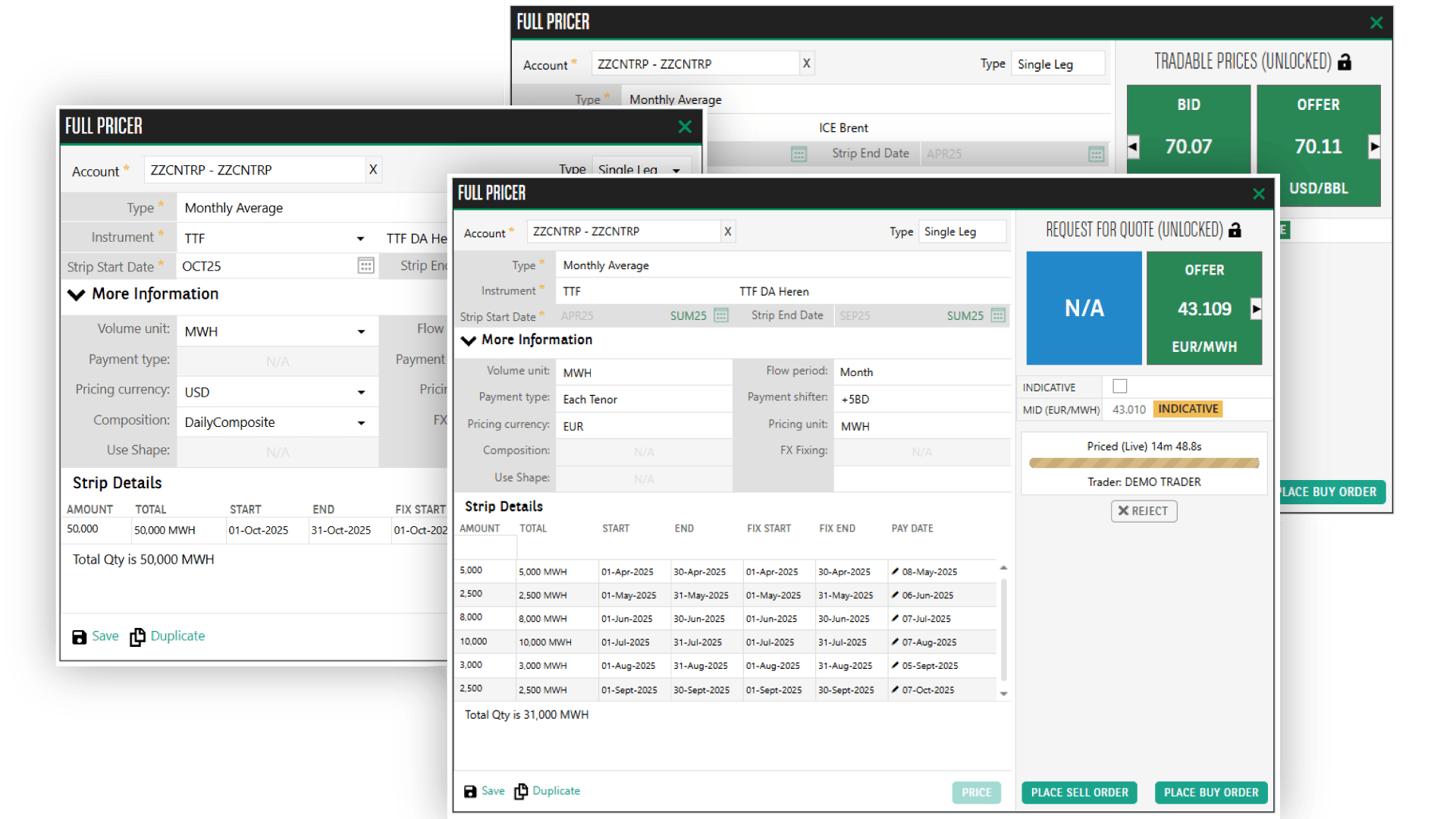 Pricing engine