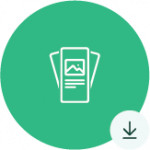 mat brochure icon